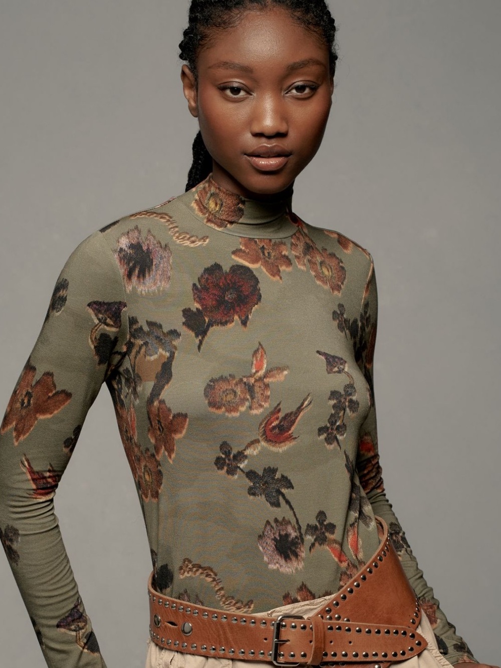Scotch & Soda AOP Long Sleeve Top